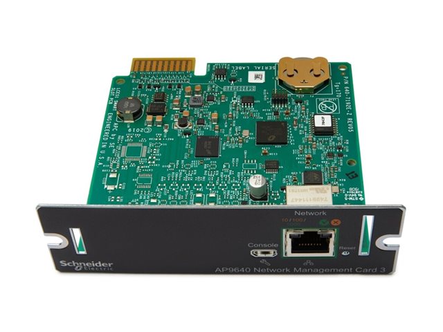APC Network Management Card 3 with PowerChute Network Shutdown - Adaptador de administración remota - GigE
