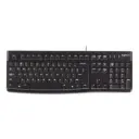 Teclado Logitech K120 Corded Alámbrico USB-A Negro 920-002478