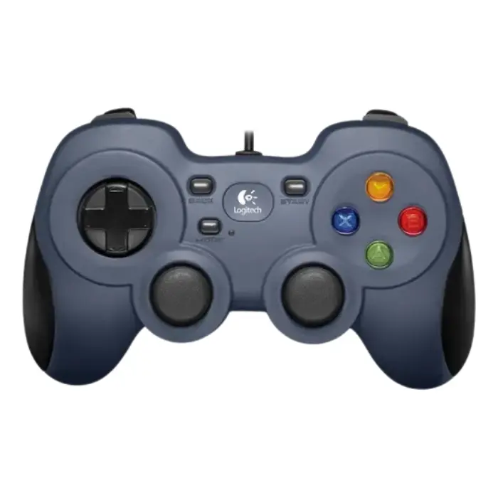 Control Logitech GamePad F310 Alámbrico USB-A Azul/Negro 940-000110