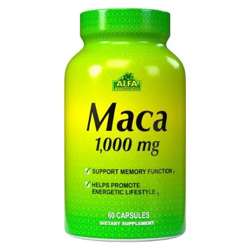 Suplemento Dietético Alfa Vitamins Maca 1000mg 60 Cápsulas 27-A