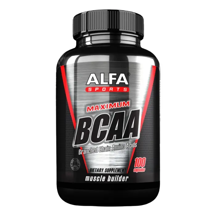 Suplemento Deportivo Alfa Sports Maximum BCAA 100 Cápsulas 14SN-A