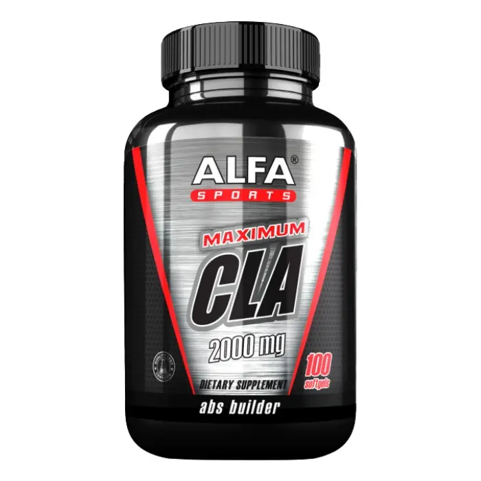Suplemento Deportivo Alfa Sports Maximum CLA 2000mg 100 Cápsulas Blandas 17SN-A