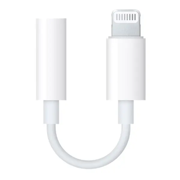 Adaptador Apple Lightning a Toma para Auriculares de 3,5 mm Blanco MMX62AM/A