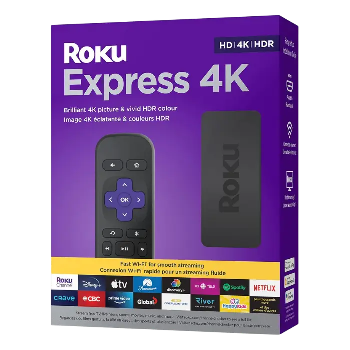 Dispositivo de Streaming Roku Express 4K Negro 3940MX