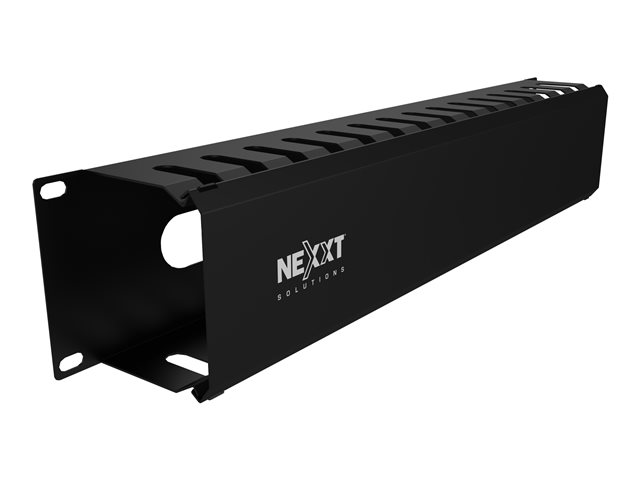 Organizador de cables Nexxt Solutions Infrastructure de bastidor 19" 2U NPM-DH2UB