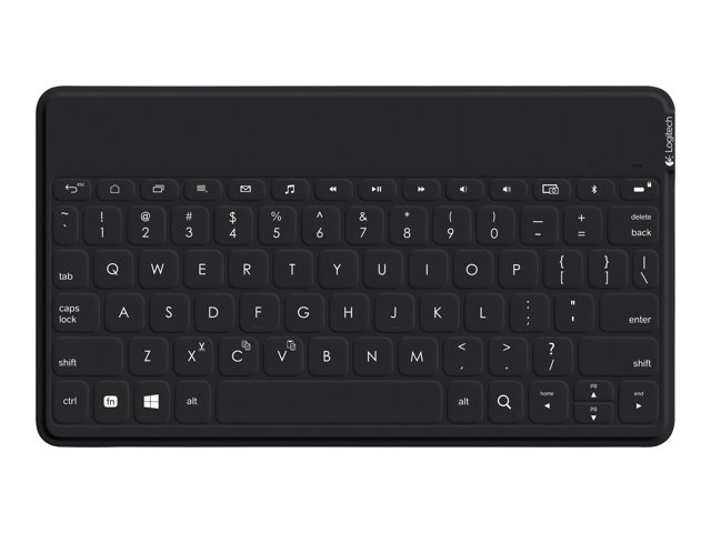 Teclado Membrana Logitech Keys To Go Inalámbrico Negro 920-006701