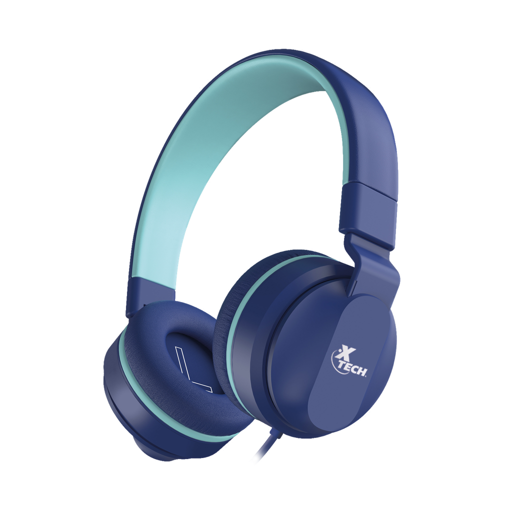 Headset XTech Avid Alámbrico Azul XTH-356
