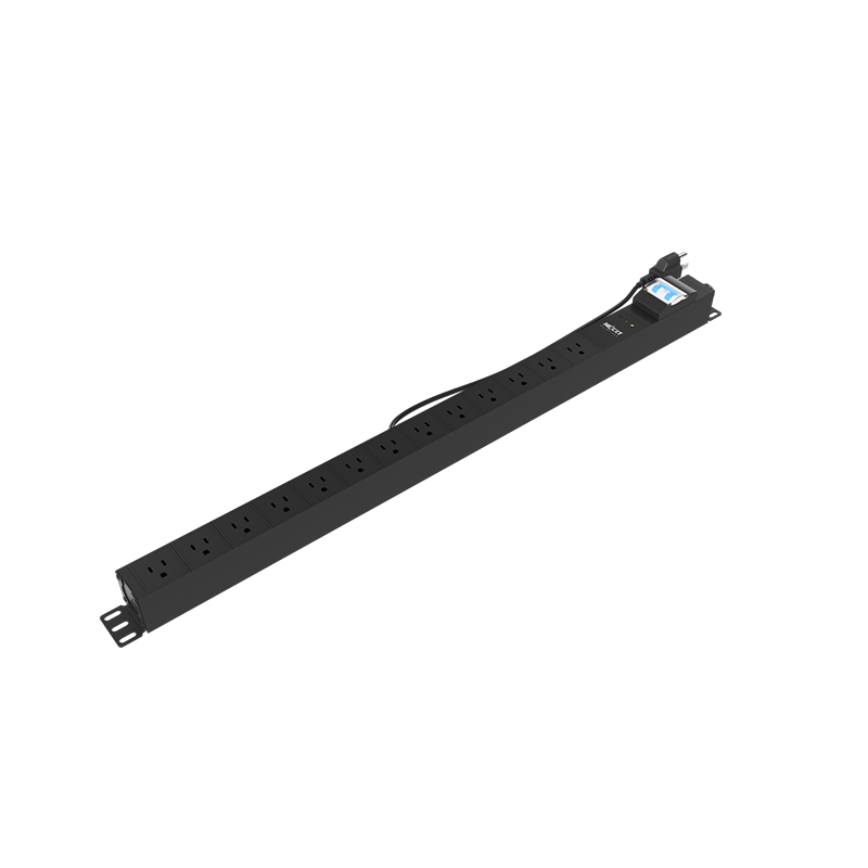 Regleta para montaje en bastidor Nexxt Solutions Infrastructure de 12 tomacorrientes