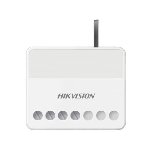 Switch Modulo de Rele Hikvision Inalámbrico 433Mhz Bidireccional AES-128 AX PRO DS-PM1-O1H-WB