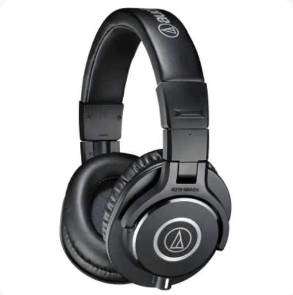 Headset Audio-Technica ATH-M40X Alámbricos 3.5mm Negros