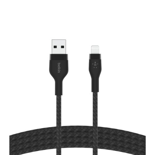 Cable Belkin USB-A Macho a Lightning Macho 1M Negro CAA010bt1MBK