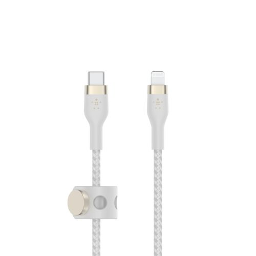 Cable Trenzado Belkin Pro Flex USB-C a Lightning 3M Blanco CAA011bt3MWH