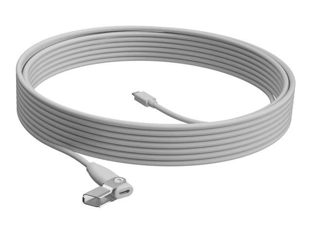 Cable de Extensión Logitech de Base de Micrófono Rally de 10m Gris 952-000047
