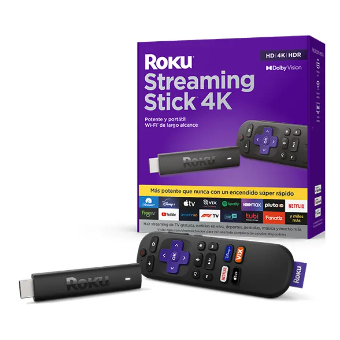 Dispositivo de Streaming Roku Streaming Stick 4K 3820MX