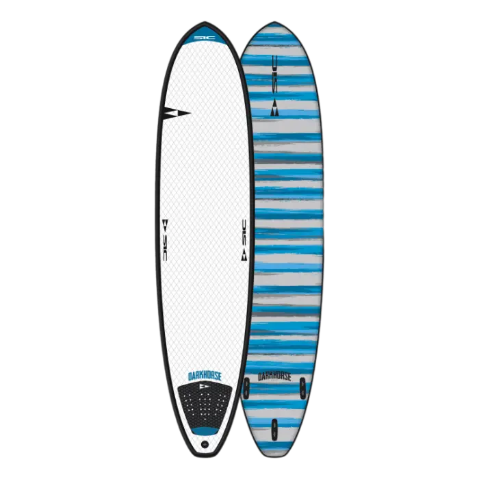 Tabla de Surf SIC Maui Darkhorse Soft-Top 8'4″ Celeste/Blanco 106418