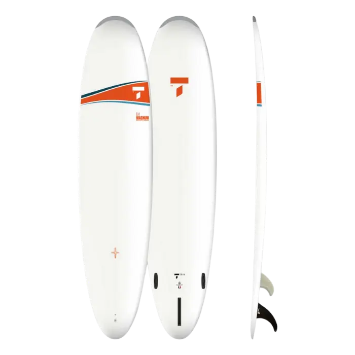 Tabla de Surf Tahe Magnum 8'4″ Dura-Tec Blanca/Naranja 107143