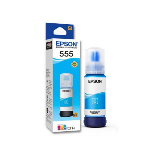 Botella de Tinta Epson T555 Cian EcoTank T555220-AL
