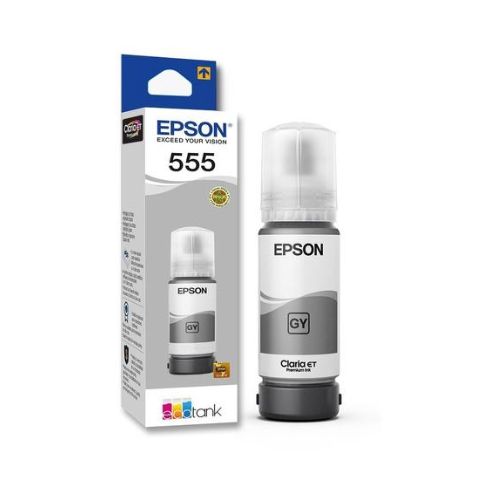 Botella de Tinta Epson T555 Gris Ecotank T555520-AL