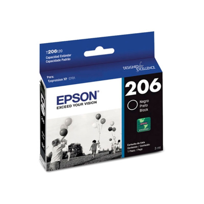 Cartucho Epson T206120-AL 206 Black Xpression XP-2101