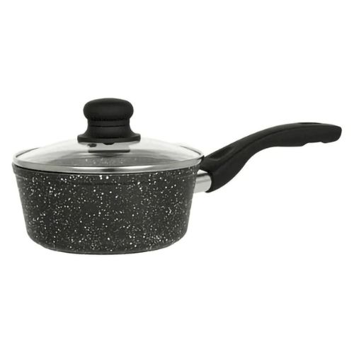 Olla Westinghouse Mármol Con Tapa Negro 18cm WCSP0009018MBB
