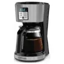 Coffee Maker Programable Black+Decker 12 Tazas Con Filtro Permanente y Sistema De Goteo En Vortice 