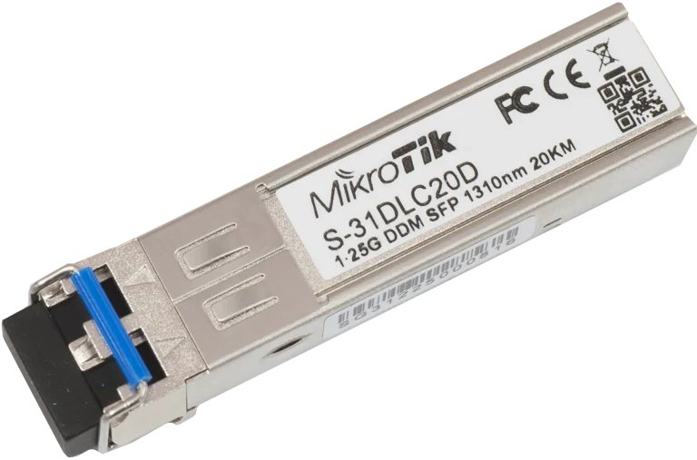 MikroTik S-31DLC20D - Módulo de transceptor SFP (mini-GBIC) - SFP (mini-GBIC) / modo simple LC