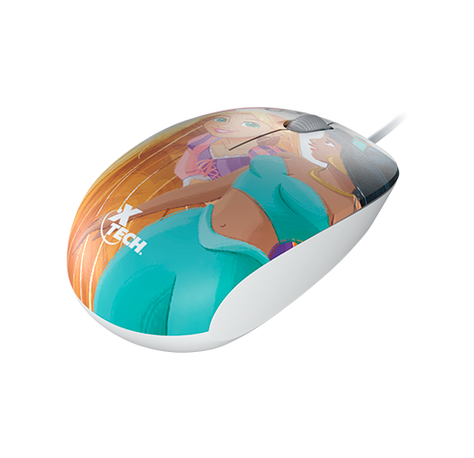 Mouse XTech Edición Disney Princesa XTM-D406PS