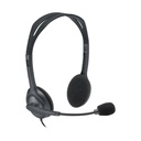Headset Alámbrico Logitech Stereo H111 Negro 981-000612