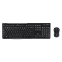 Combo Teclado y Mouse Inalambrico Logitech MK270 Negro 920-004432