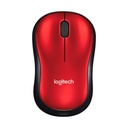 Mouse Inalambrico Logitech M185 Rojo 910-003635