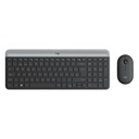 Combo Teclado y Mouse Logitech Slim MK470 Inalámbrico Negro 920-009266