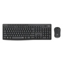 Combo Teclado Y Mouse Inalámbrico Logitech MK295 Silent Negro 920-009792