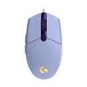 Mouse Alámbrico Logitech G203 LightSync RGB Lila 910-005851