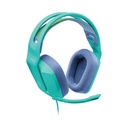Headset Logitech G335 Alámbrico Verde Menta 981-001023