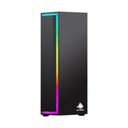 CASE GAMER EAGLE WARRIOR H435 CG33RXRA001C GLASS ARGB STIPE IN THE FRONT 160MM USB 2.0 X 2+ HD AUDIO + U3