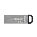 Unidad Flash USB 3.2 Kingston DataTraveler Kyson 64GB Plata DTKN/64GB
