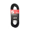 Cable de Audio Stagg 1/4M M a 1/4M M 10mts PVC SGC10