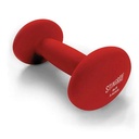 Mancuerna Metalica Stingray cubierta con Neopreno Color Rojo SFMAN-8LB