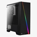 Case Gamer Aerocool Cylon BG RGB 1 Abanico Vidrio Templado 13 Modos ARGB ACCM-PV10013-11