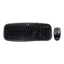TECLADO Y MOUSE GENIUS SMART KM-200 SP USB BLACK 31330003401