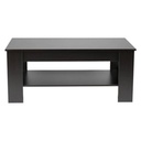 Kenneth Cole mesa de centro cubierta color negro y caf‚ oscuro -KCWD2022058-BR