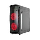 CASE AGILER  GAMER ARC CON 1 USB 2.0 USB 3.0 HD AUDIO 4 LED 120 MM RED LIGHT FAN AGI-C008