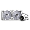 ENFRIAMIENTO LIQUIDO SHARKOON S80 WHITE RGB AIO 240MM 4044951038602 NUEVO