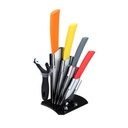 Westinghouse juego de bloques de cuchillos de cer mica mango colorido de agarre suave - WCKFS0001006