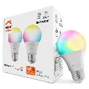 Bombillo inteligente Nexxt Solutions Tecnología Matter Wi-fi 110V RGB multicolor NHB-C110M2PK