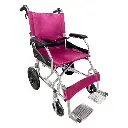 Silla de Ruedas HOSP 18″ Traslado de Pacientes Roja SC-AW05R