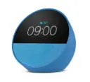 Parlante Amazon Echo Spot 2024 con Alexa Reloj con Alarma Azul B0BFC8DR7CB