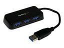 Adaptador StarTech Concentrado Super Speed 4 Puertos Hub USB 3.0