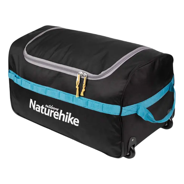 Maleta NatureHike Folding Duffle Bag 110L Plegable con Ruedas Negra NH18X027-L-BK