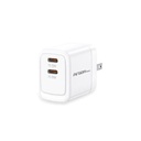 Cargador Dual Argom Tipo-C 40W ARG-AC-0132BK